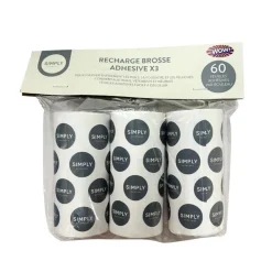 New SIMPLY Recharge brosse adhesive x3 60 f