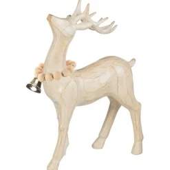 New Renne bois avec couronne