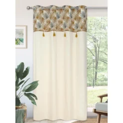 Hot HOME COLLECTION Rideau Aillets lushy pompons 140