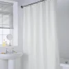 Hot SIMPLY Rideau de douche polyester blanc