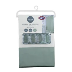 Best SIMPLY Rideau de douche vert