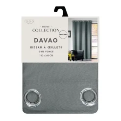 Sale HOME COLLECTION Rideau oeillets davao 140x240cm