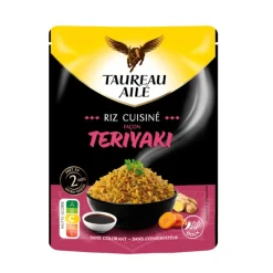 Hot TAUREAU AILE Riz 2min teriyaki 2min teriyaki