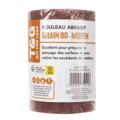 T&G FOR LESS Rouleau papier abrasif 3 grains