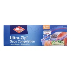 Best ALBAL Sacs congelation ultra zip x20