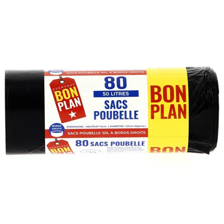 Best Sacs poubelle x80 50l