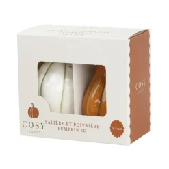 Hot COSY SEASON Saliere et poivriere coloquinte