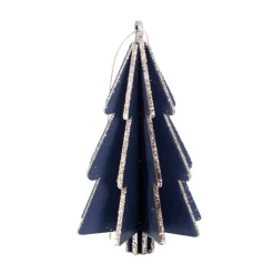 Clearance Sapin en bois bleu marine a susp