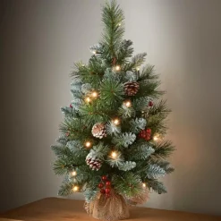 Clearance Sapin petit decore geneva 60cm