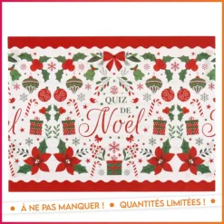 Sale Serviette quiz de noel 40x40 x20