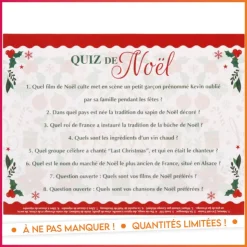 Sale Serviette quiz de noel 40x40 x20