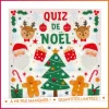 Outlet Serviette quiz de noel 33x33cm x
