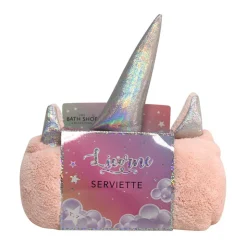 New THE BATH SHOP Serviette seche cheveux licorne