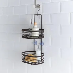 Sale ORGANIZED BATHROOM Serviteur de douche noir