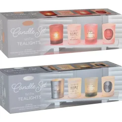 Online Set 4 bougies message