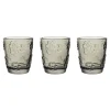 Outlet KITCHEN COLLECTION Set 3 verres motif floral
