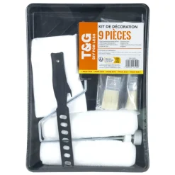 Clearance T&G FOR LESS Set complet de peinture 9pcs