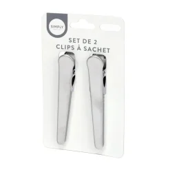 New SIMPLY Set de 2 clips a sachet