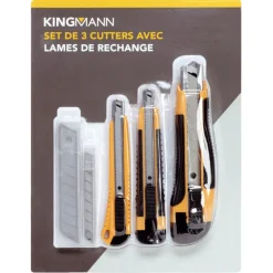 Outlet Set de 3 cutters + 20 lames