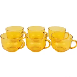 New SIMPLY Set de 6 mugs orange fume