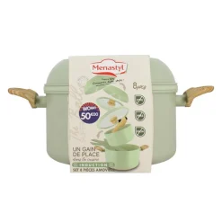 MENASTYL Set de 8 pieces cuisson vert