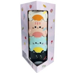 Outlet Set de 4 tasses kawaii