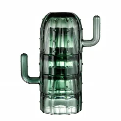 Outlet SIMPLY SUMMER Set de 4 verres cactus