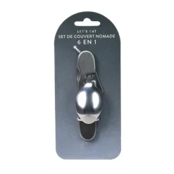 New LET'S EAT Set de couvert nomade 6en1