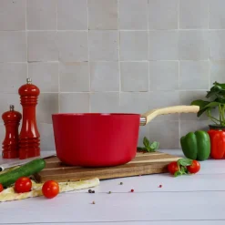 Clearance MENASTYL Set de deux casseroles 16 et18