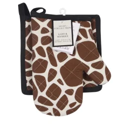Outlet KITCHEN COLLECTION Set de gant et manique girafe