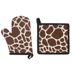Outlet KITCHEN COLLECTION Set de gant et manique girafe