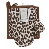 New KITCHEN COLLECTION Set de gant et manique leopard