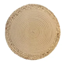 KITCHEN COLLECTION Set de table creme et naturel x2