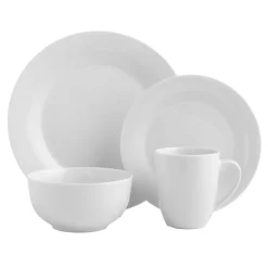 Online SIMPLY Set de vaisselle blanc 12 pcs