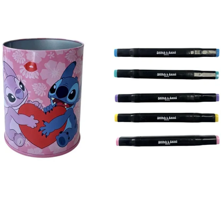 Clearance STITCH Set marqueurs et pot a crayon