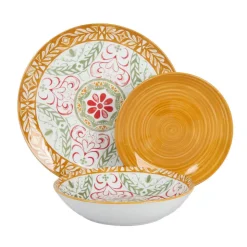 SIMPLY SUMMER Set vaiselles 12 pcs motif flora