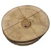 Hot SECRET FOREST Sets de table rond bois d33cm x2