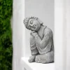 Best TRANQUIL GARDEN Statue bouddha 2 modeles assorti