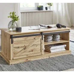 New HAMBURG Table basse porte coulissante