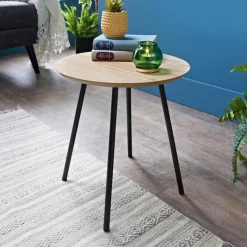 MICHIGAN Table d appoint bois/metal