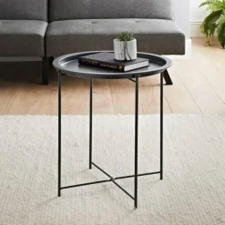 HOME ESSENTIALS Table d appoint metal