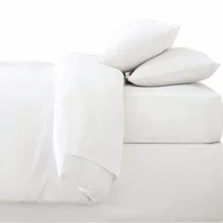 Hot SIMPLY Taie d'oreiller x2 63x63cm blanc