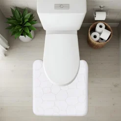 Hot TENDANCE Tapis contour blanc