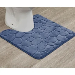 Clearance TENDANCE Tapis contour bleu