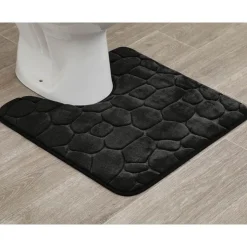 Hot TENDANCE Tapis contour noir