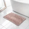Best BATHROOM COLLECTION Tapis de bain paillette rose