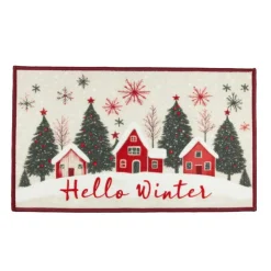 Best SECRET FOREST Tapis de cuisine noel sapin