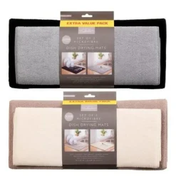 SIMPLY Tapis de sechage vaisselle x2