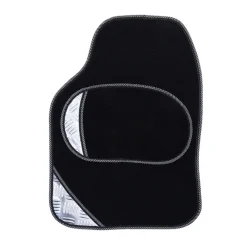 Outlet CAR ESSENTIALS Tapis de voiture 4pcs damier