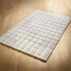 Clearance COSY SEASON Tapis grid creme